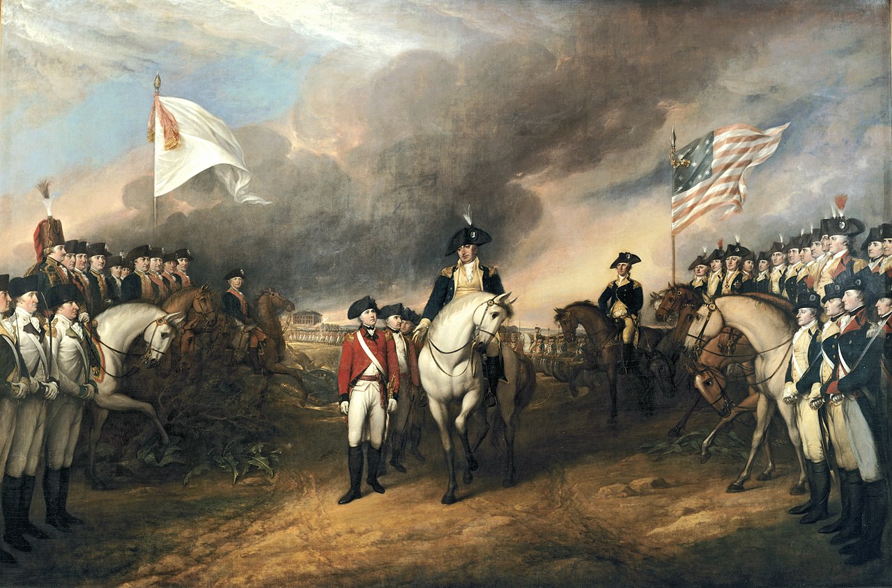 Reddition de Lord Cornwallis, John Trumbull (1820)