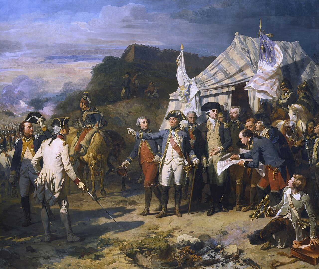 Bataille de Yorktown, Auguste Couder (1836)