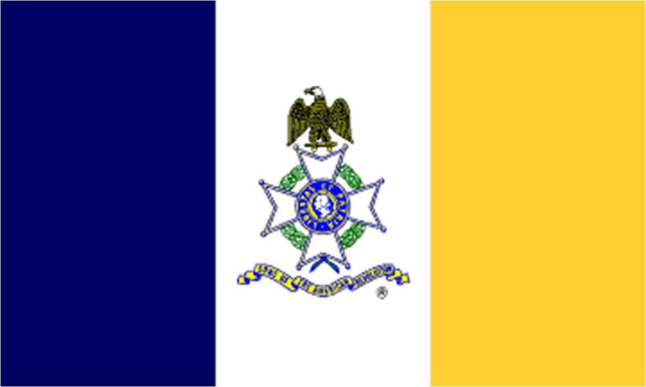 Les couleurs de la Société des Fils de la Révolution Américaine