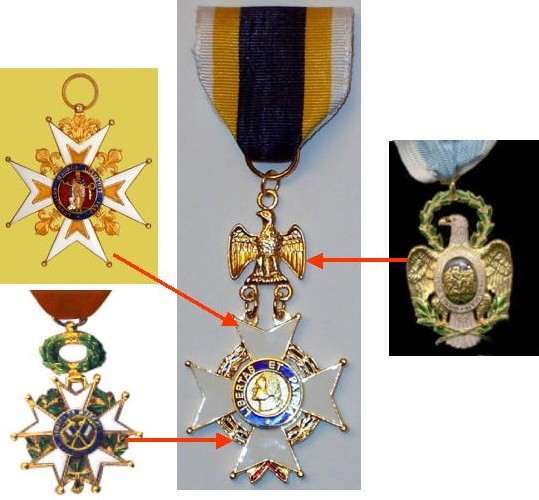 L’insigne de la Société des Fils de la Révolution Américaine