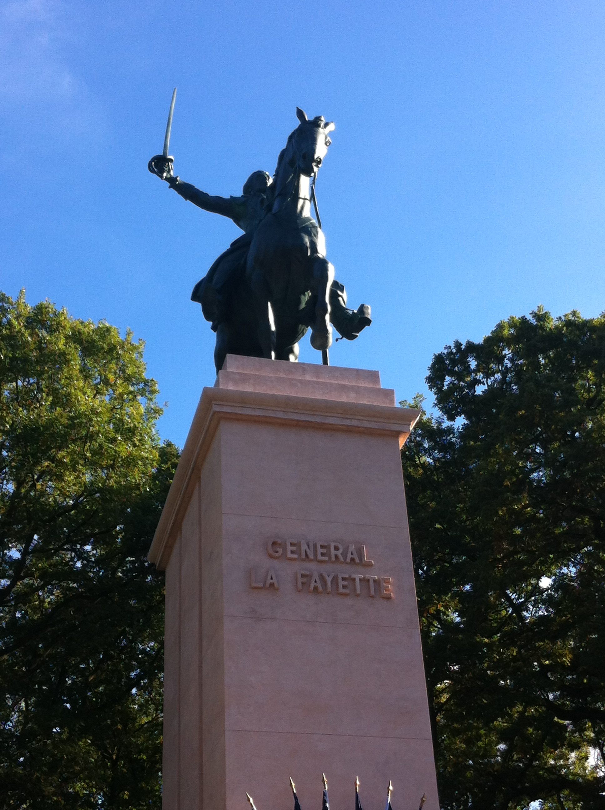 Inauguration des statues de Pershing et La Fayette, 6 octobre 2017