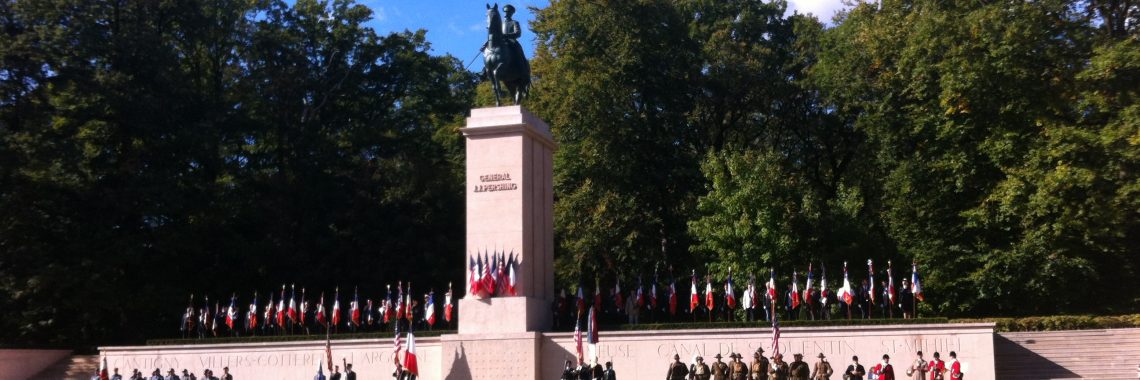 Inauguration des statues de Pershing et La Fayette, 6 octobre 2017