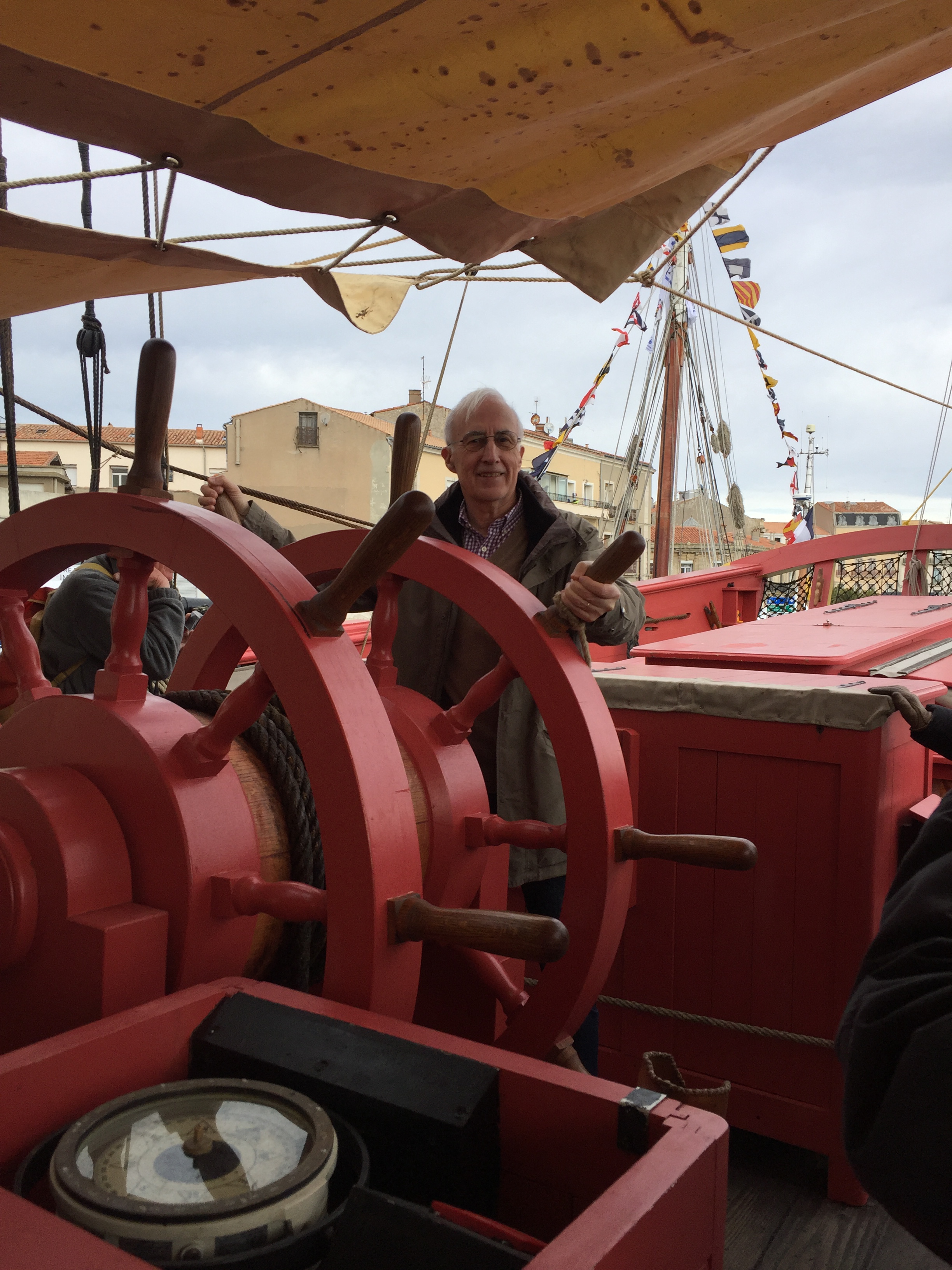 À la barre de l'Hermione, avril 2018