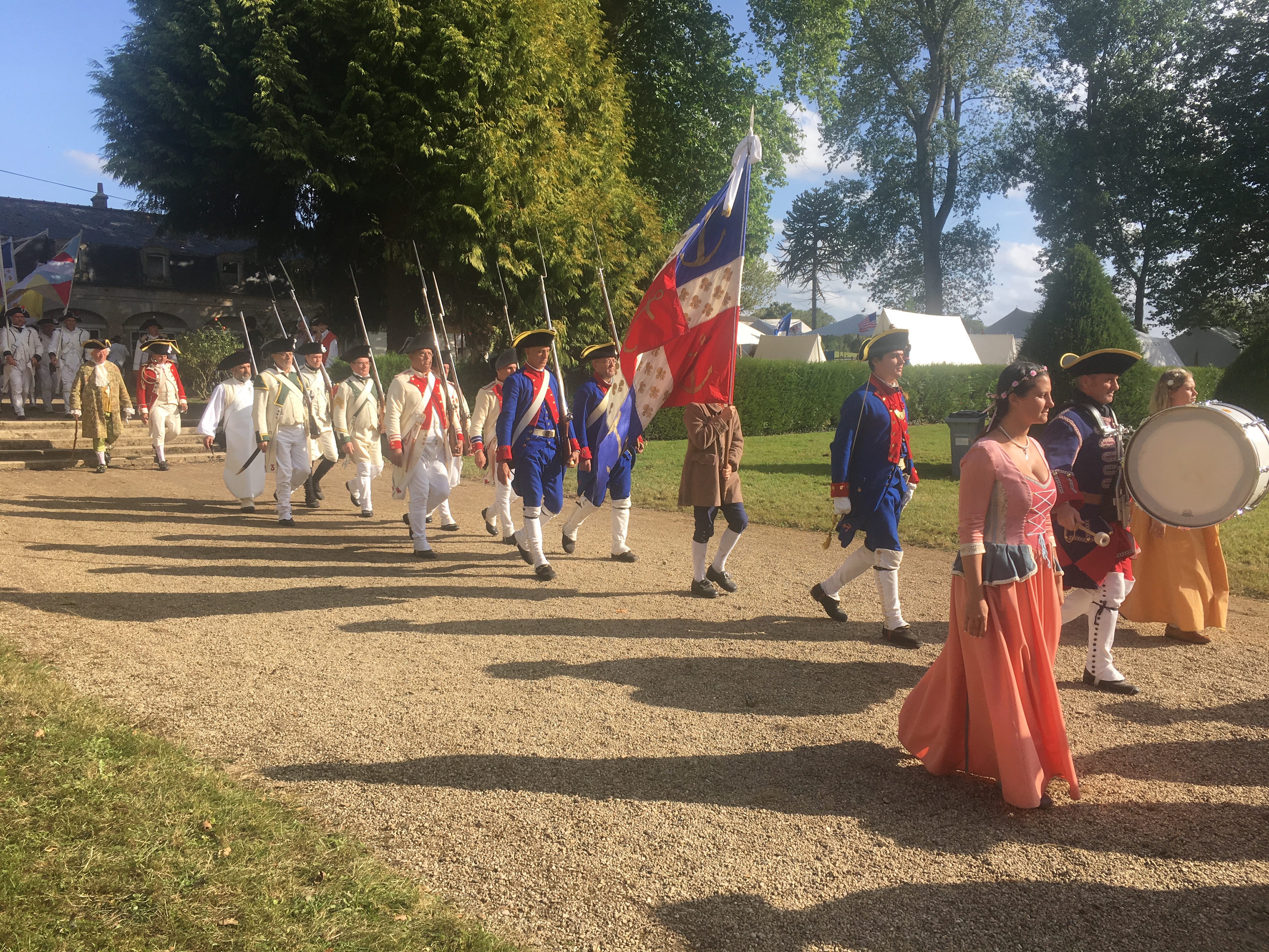 Camp de Vaussieux, août 2019