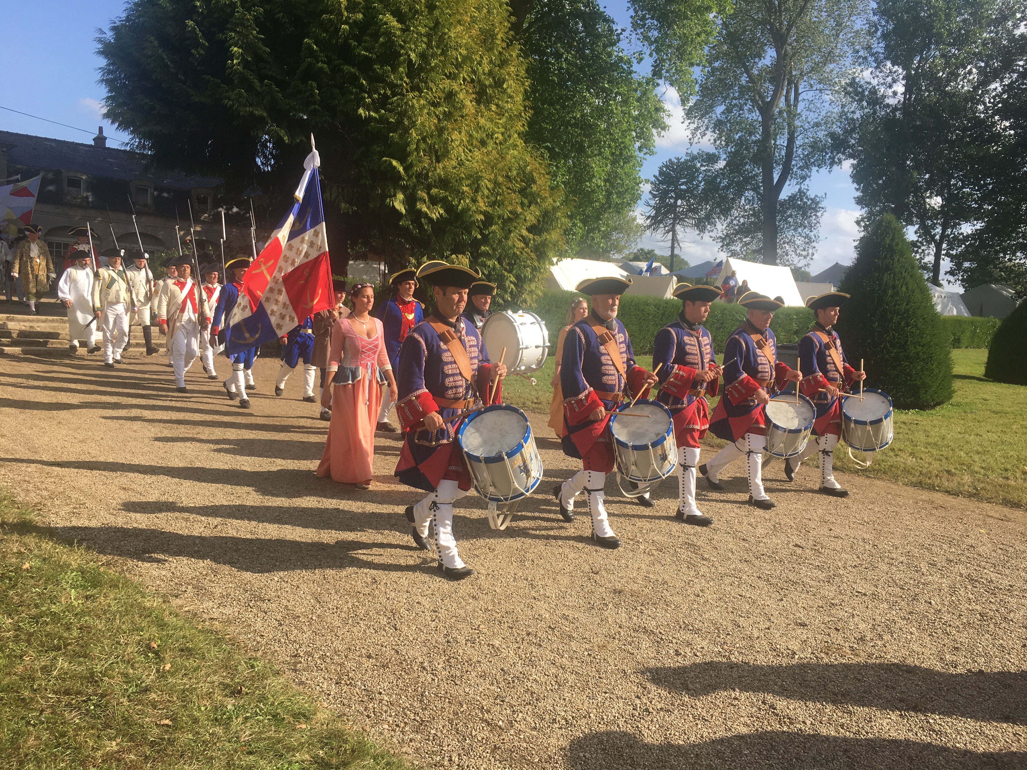 Camp de Vaussieux, août 2019
