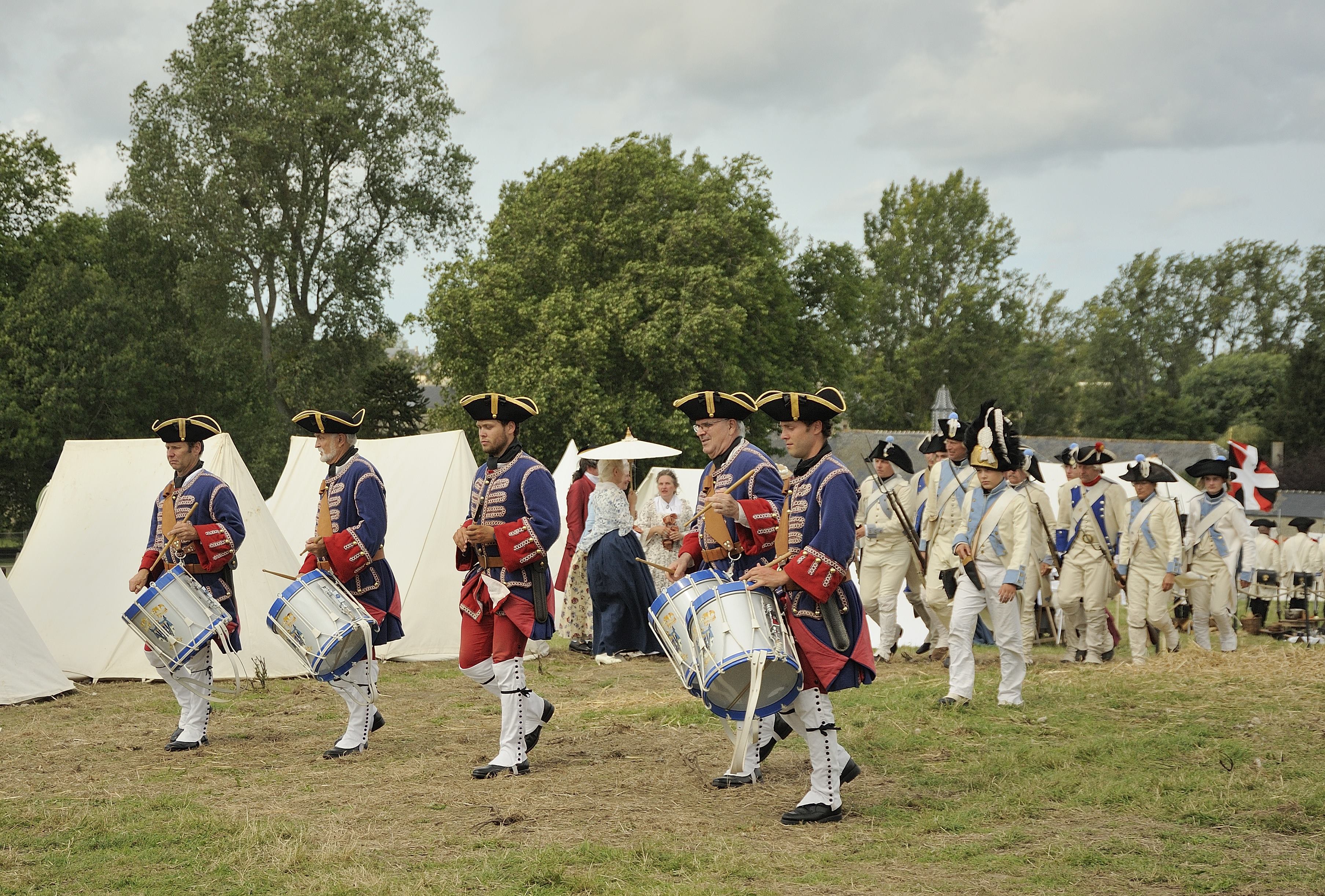 Camp de Vaussieux, août 2020