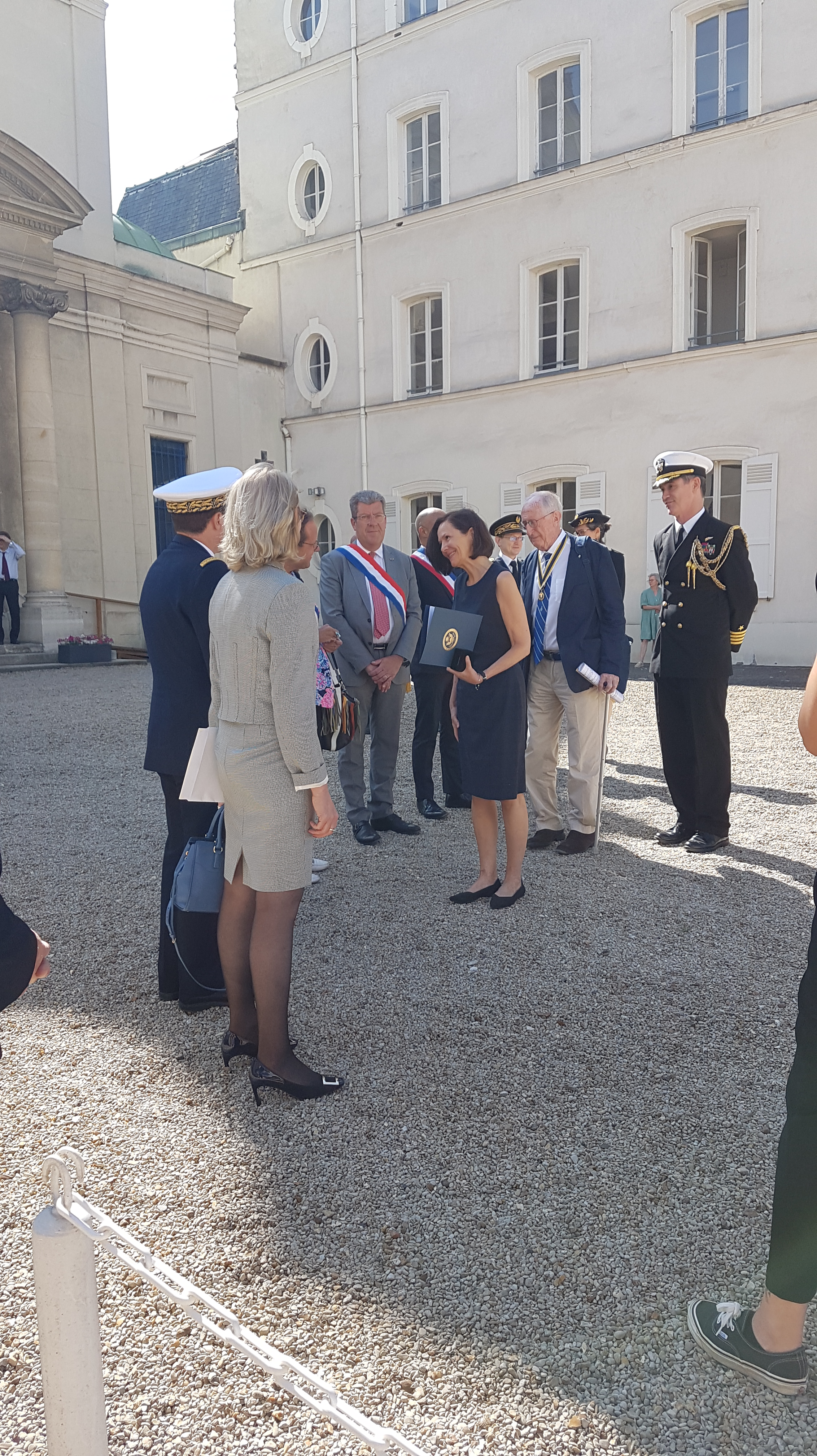 Cimetière de Picpus avec l'ambassadrice des États-Unis, 5 juillet 2022