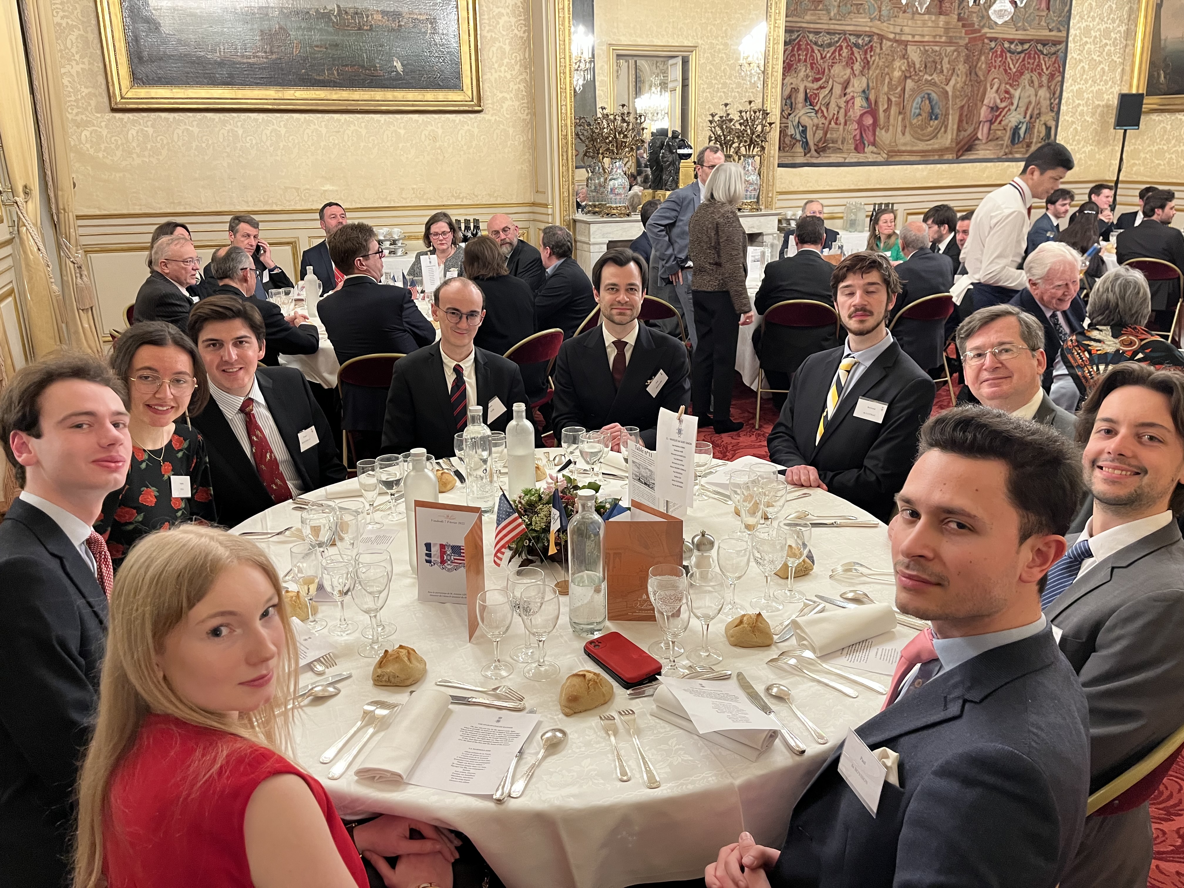 Le Président et la table d'honneur – Dîner du 7 février 2025