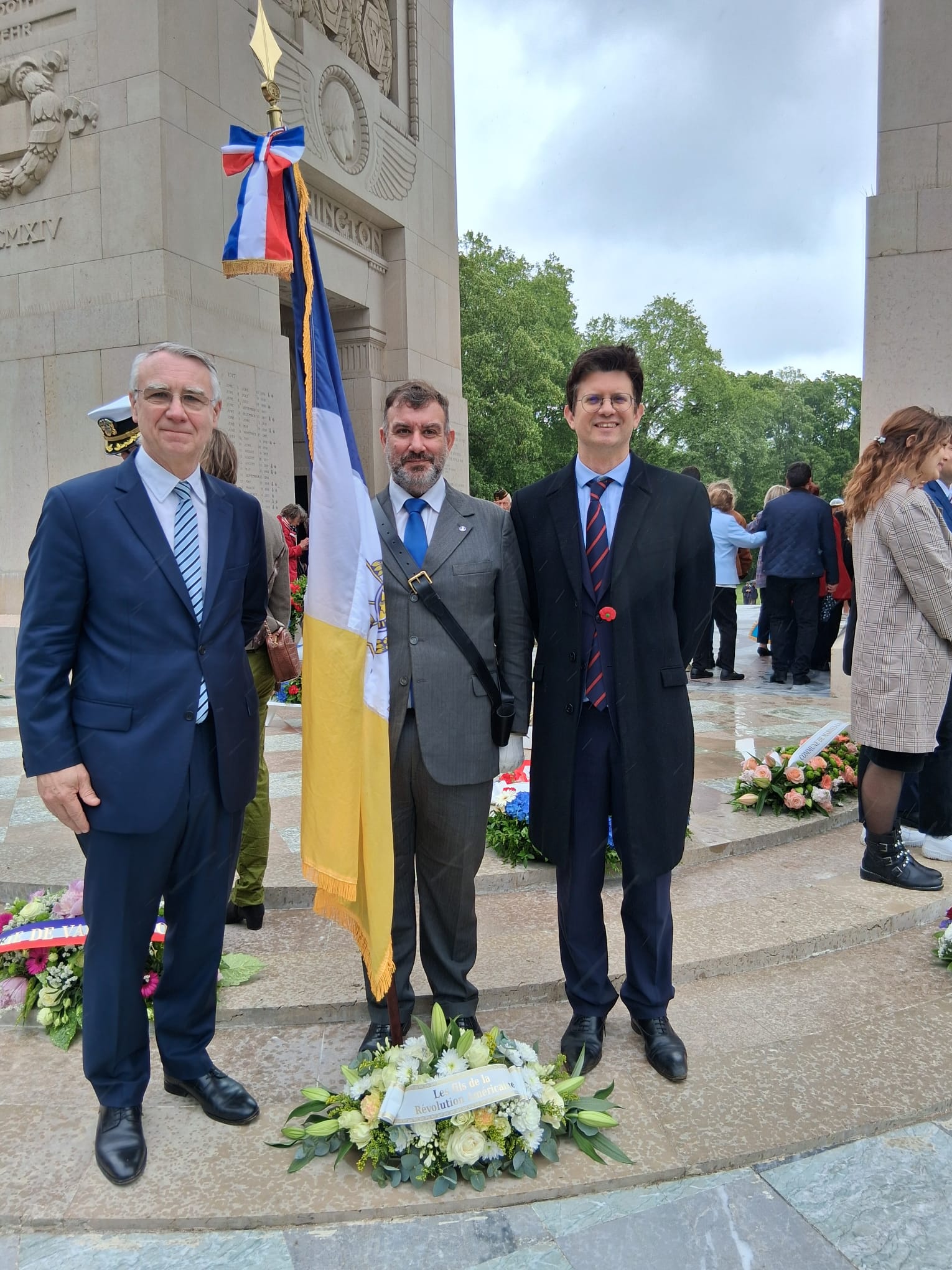 Memorial Day au cimetière de l'escadrille La Fayette – Marnes-la-Coquette, 26 mai 2025