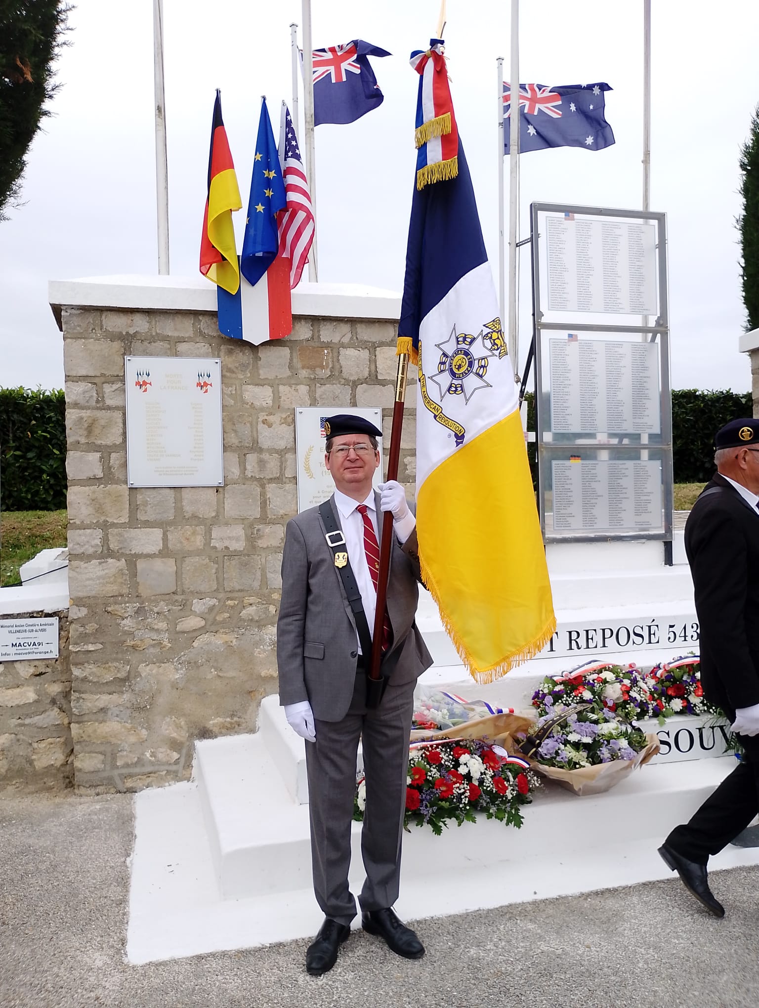 Cérémonie du souvenir à Villeneuve-sur-Auvers, 27 mai 2025
