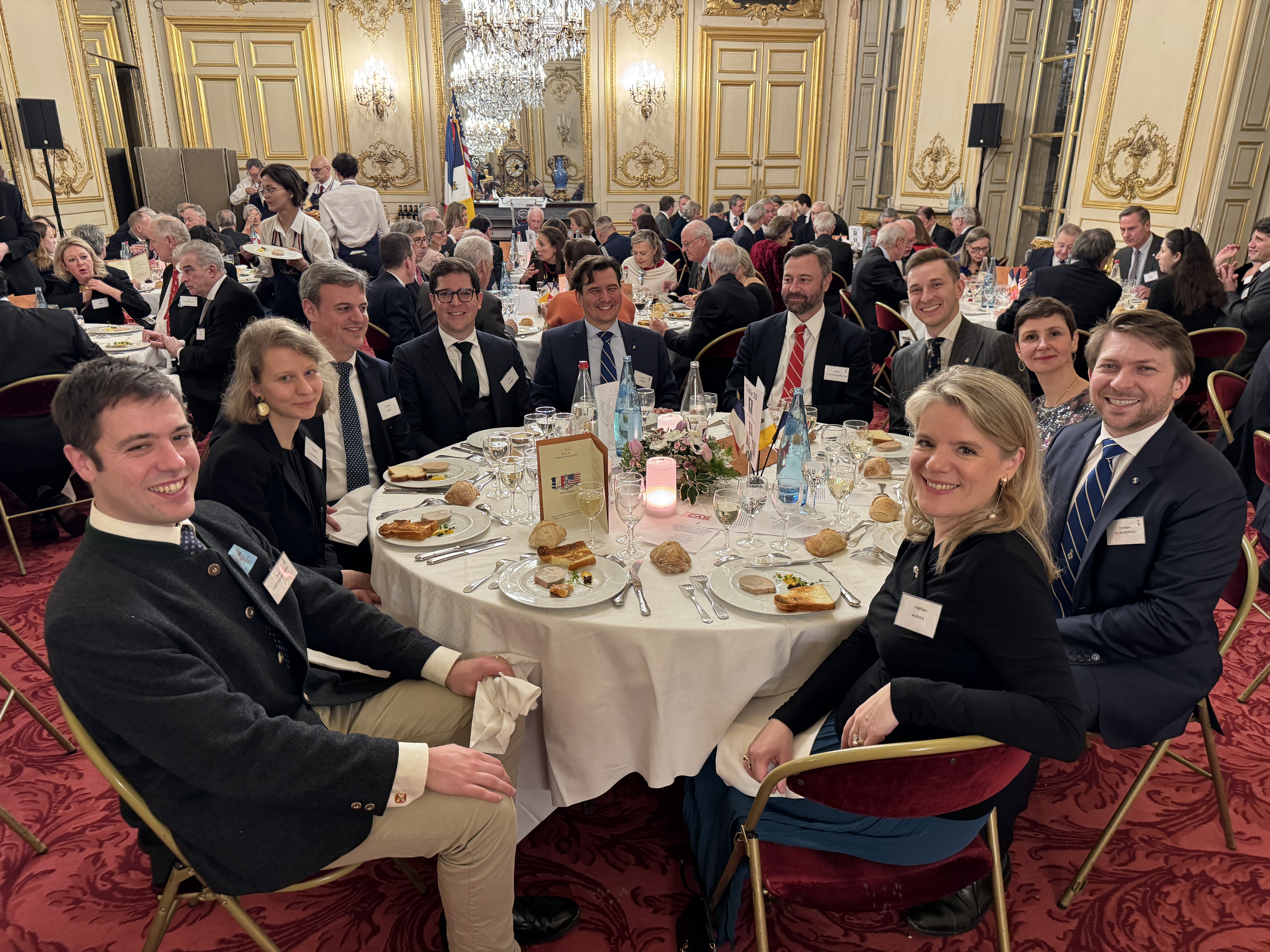 Dîner du 6 février 2026 dans les salons de Boffrand du Palais du Luxembourg